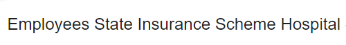 Employees State Insurance Scheme Hospital - Central Road - Mumbai Image