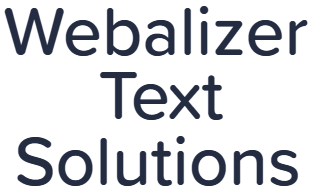 Webalizer Text Solutions Image