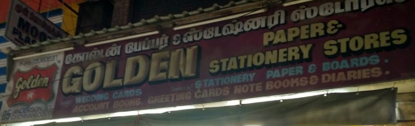 Golden Paper & Stationery Stores - Parrys - Chennai Image