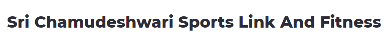 Sri Chamudeshwari Sports Link And Fitness - Domlur - Bengaluru Image
