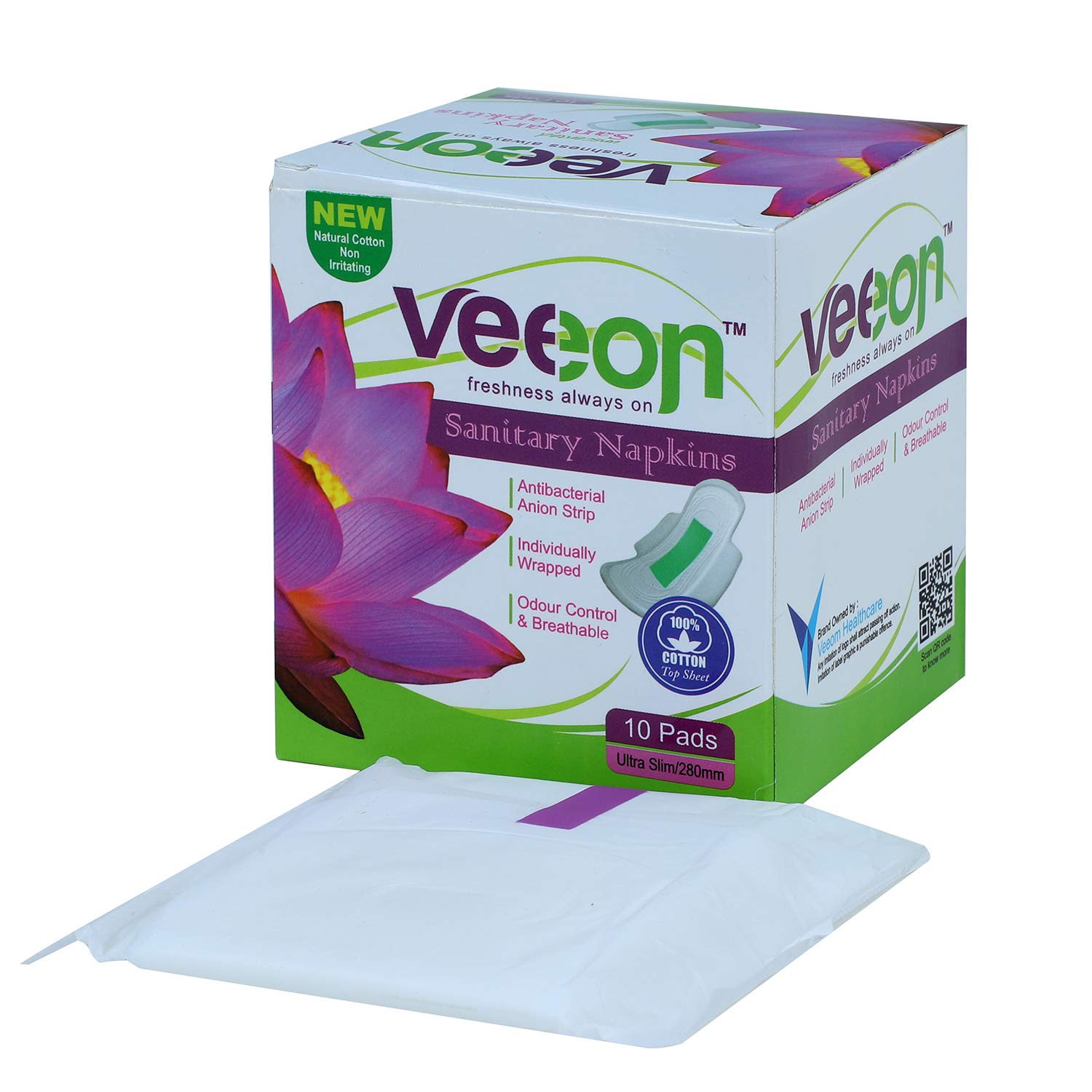 Veeon Anion Sanitary Napkins Image