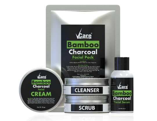 Vcare Bamboo Charcoal Mask Facial Kit Image