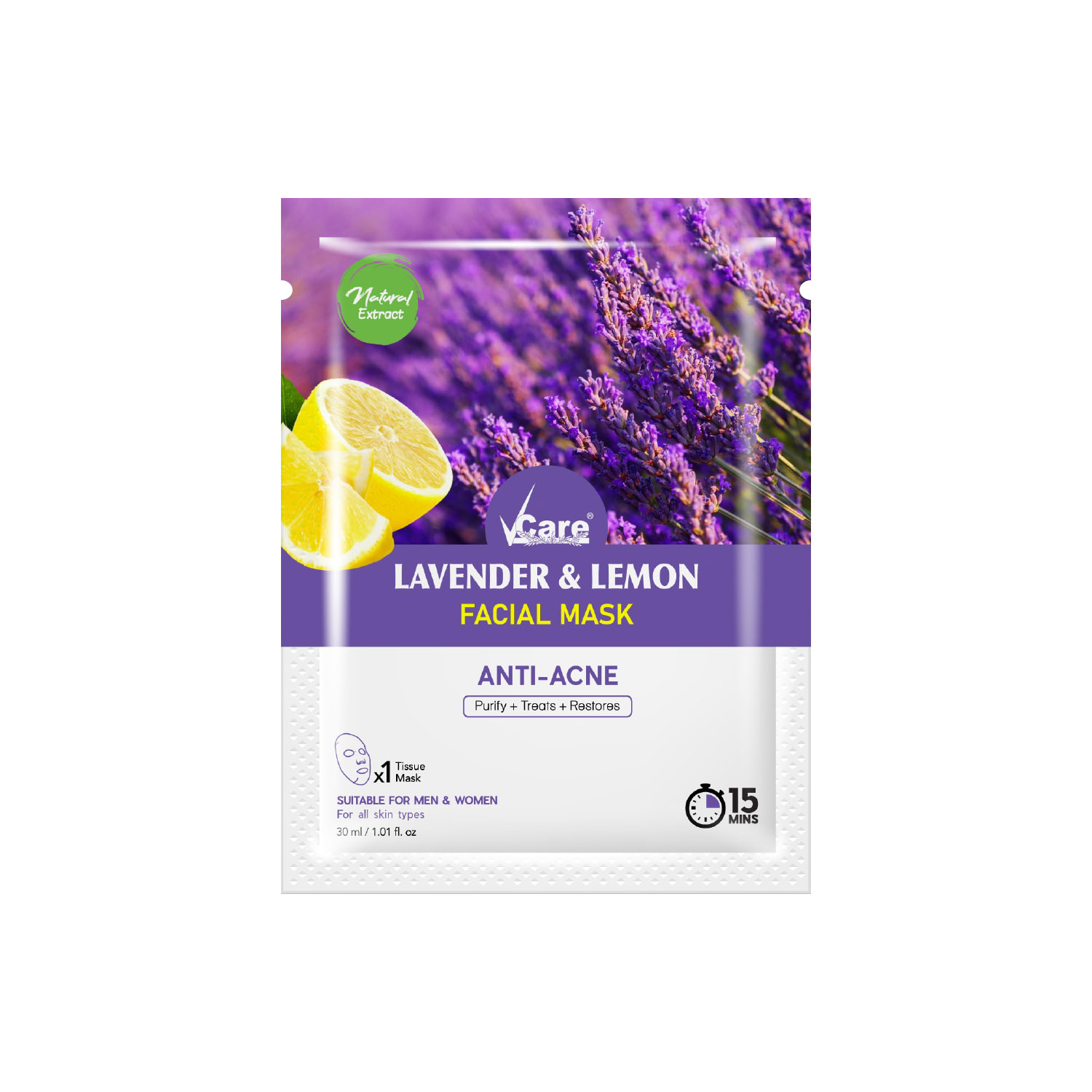 Vcare Lavender & Lemon Mask Image