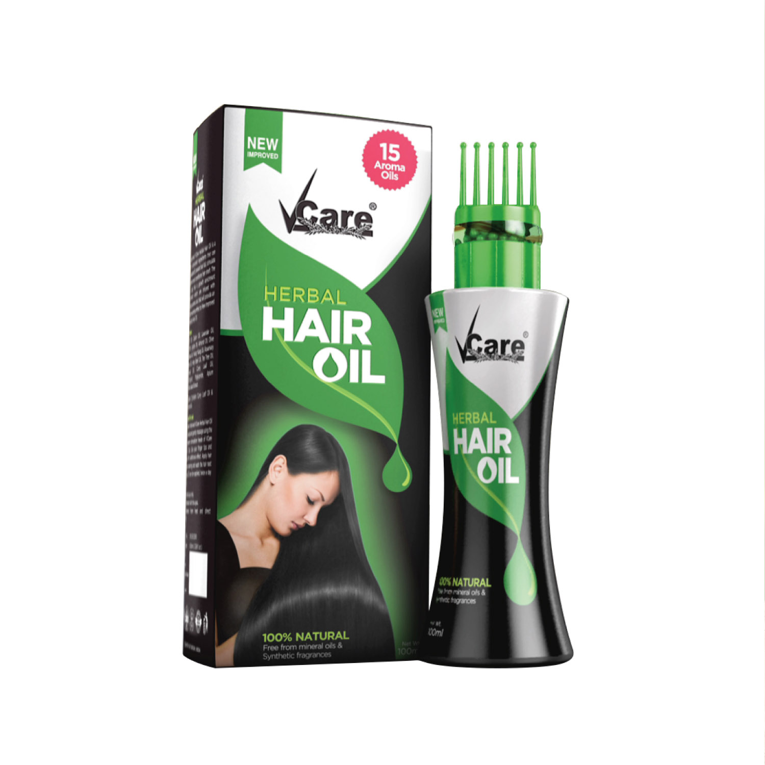 Vcare Herbal Hair Oil With Wonder Cap Image