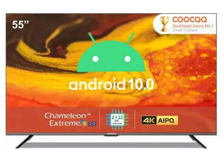 Coocaa 138 cm 55 Ultra HD LED Smart Android TV 55S6G Pro Image