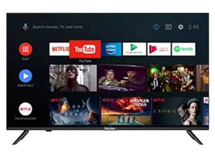 Haier 139 cm 55 Ultra HD LED Smart Android TV LE55K6600HQGA Image