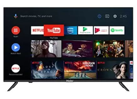 Haier 108 cm Ultra HD LED Smart Android TV LEK6600UGA Image