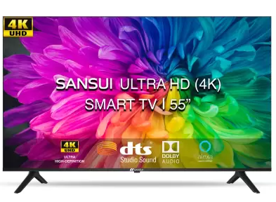 Sansui 140 cm 55 Ultra HD LED Smart Android TV JSW55ASUHD Image