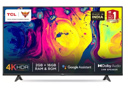 TCL 164 cm 65 inch Ultra HD LED Smart Android TV65P616 Image