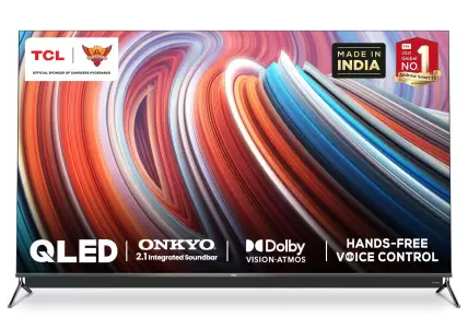 TCL C815 Series 164 cm 65 inch QLED Ultra HD Smart Android TV65C815 Image