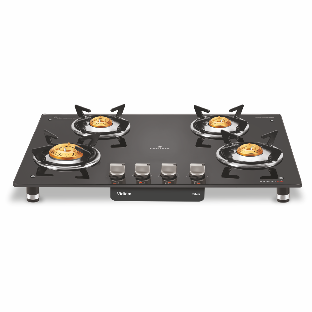 Vidiem Air Silver 4 Burner -Auto Ignition Image