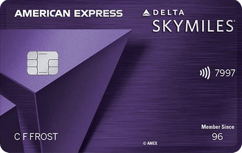 Delta SkyMiles Platinum American Express Credit Card Image