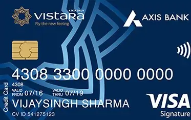 Axis Vistara Signature Credit Card Image