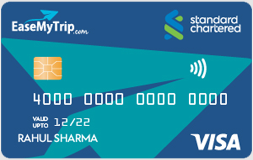 Standard Chartered EaseMyTrip Credit Card Image