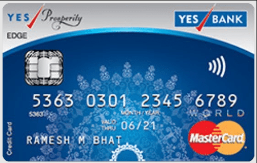 YES Prosperity Edge Credit Card Image