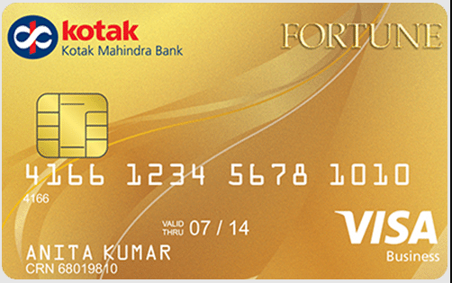 Kotak Fortune Gold Credit Card Image