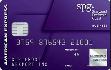 American Express Starwood Preferred Guest (SPG) Credit Card Image