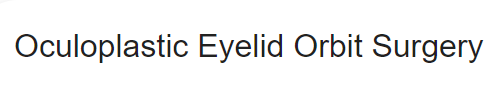 Oculoplastic Eyelid Orbit Surgery - Mumbai Image