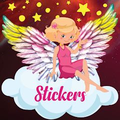 English Funny Cartoon Stickers Image
