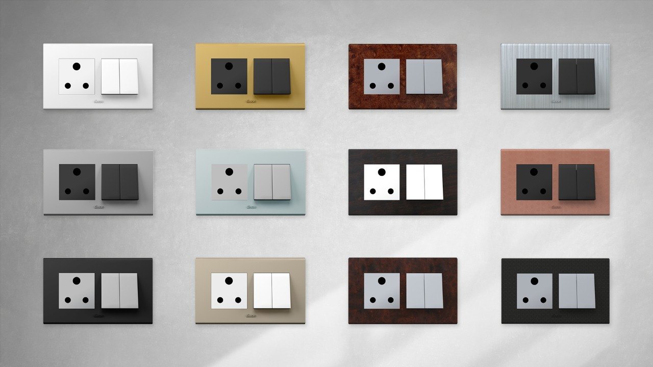 Simon Timber Style Modular Switches Image