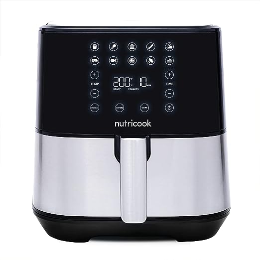 Nutricook Stainless Steel Digital Air Fryer Image