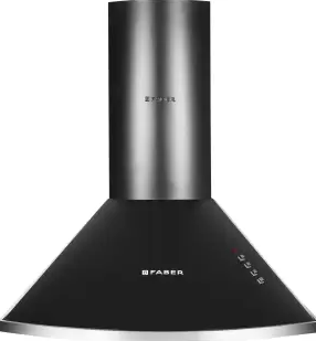 Faber Wall Mounted Chimney HOOD CLASS PRO PB BK LTW Image