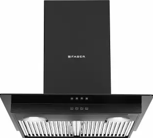 Faber Auto Clean Wall Mounted Chimney HOOD GLASSY 3D Image