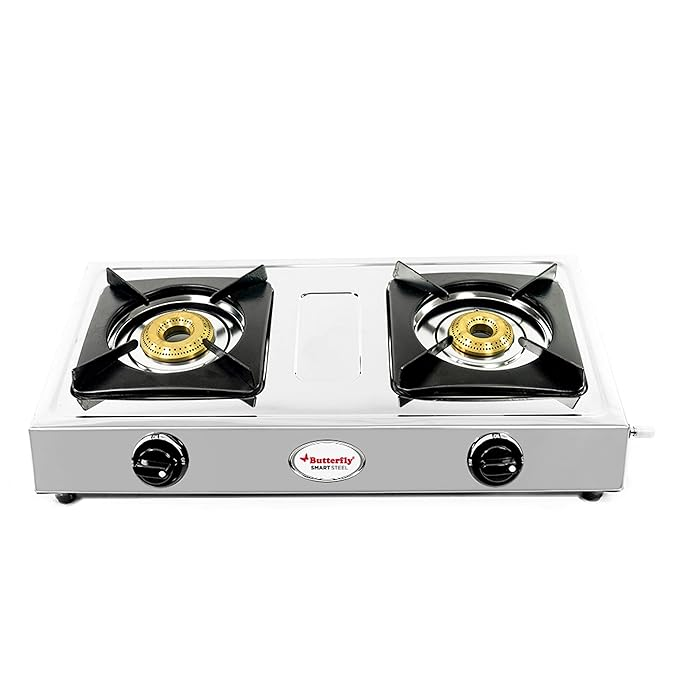 Butterfly Brass Burners Stainless Steel Gas Stoves Image