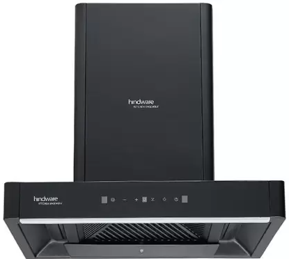 Hindware OPTIMUS BLACK 60 1350CMH Auto Clean Wall Mounted Chimney Image