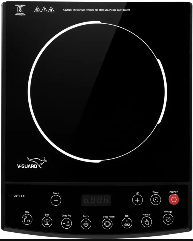 V Guard Induction Cooktop VIC 1.4 EL Image