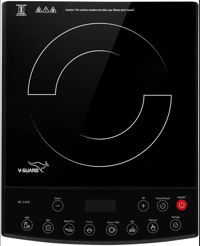 V Guard Induction Cooktop VIC 1.8 EL Image