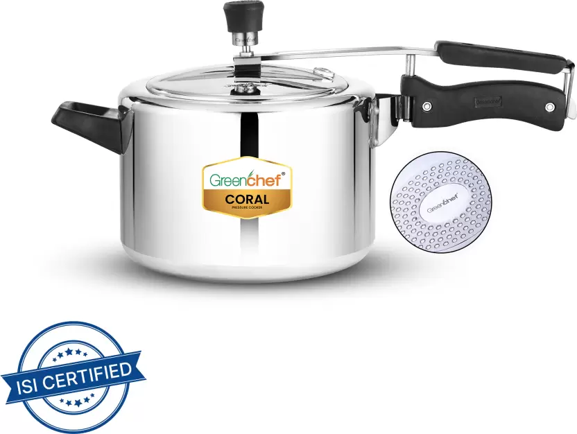 Greenchef Coral Inner Lid IB 5 L Induction Bottom Pressure Cooker Image