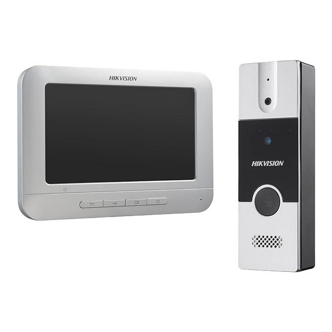 Hikvision 7 Inch Video Door Phone Kit Security Camera TFT LCD Display DS-KIS204T Image