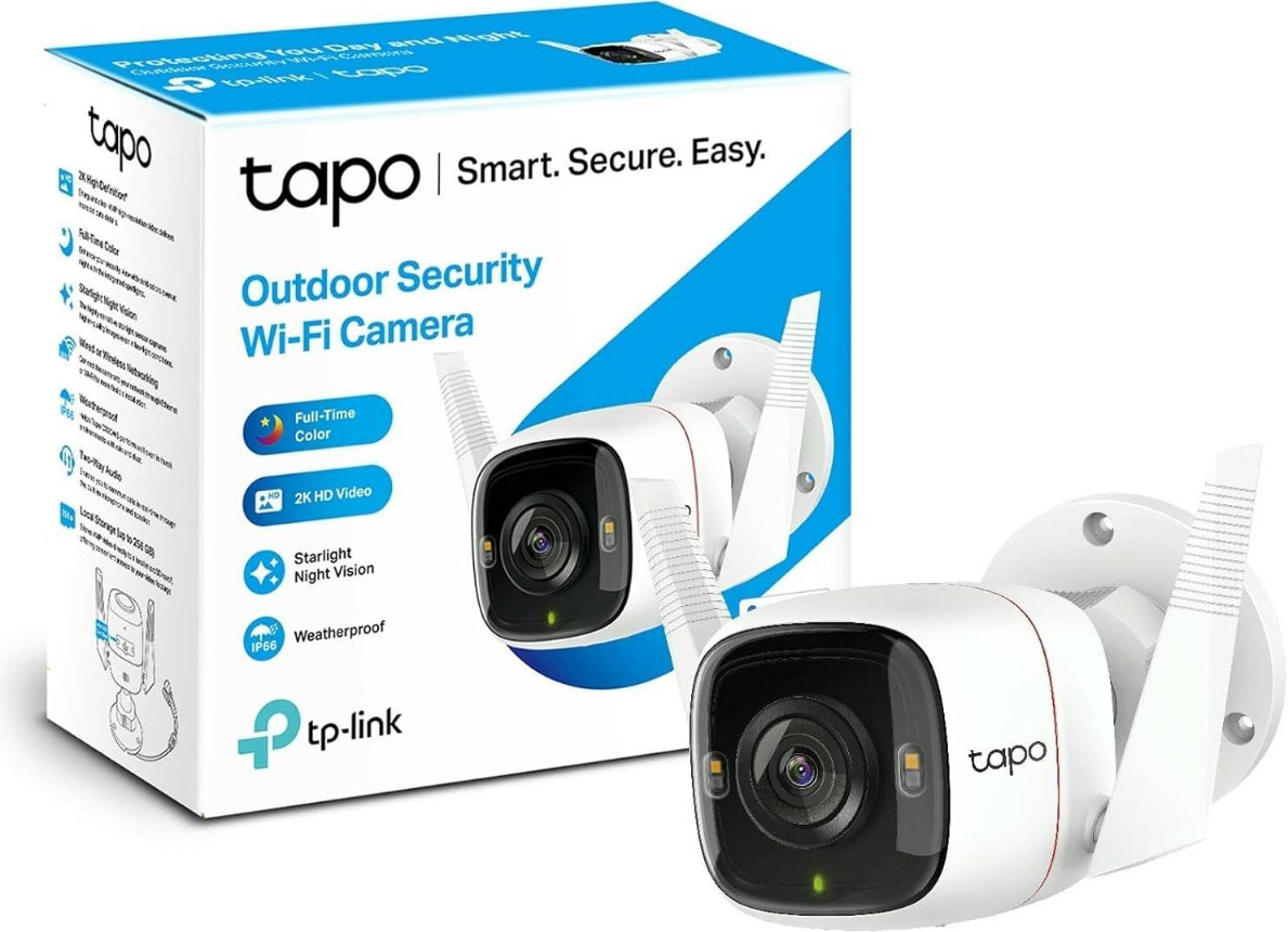 tp-link Tapo C320WS Outdoor CCTV Security Camera IP66 Weatherproof Image