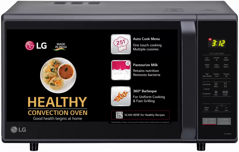 LG 28 L Convection Microwave Oven MC2846BG Image