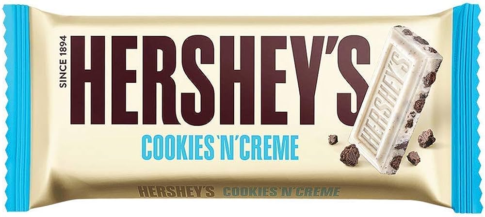 Hershey's Cookies n Creme Chocolate Bar Image