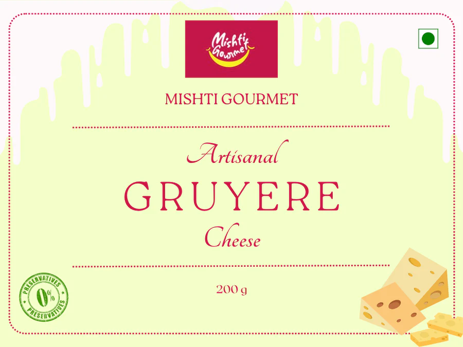 Mishti Gourmet Artisanal Gruyere Cheese Image