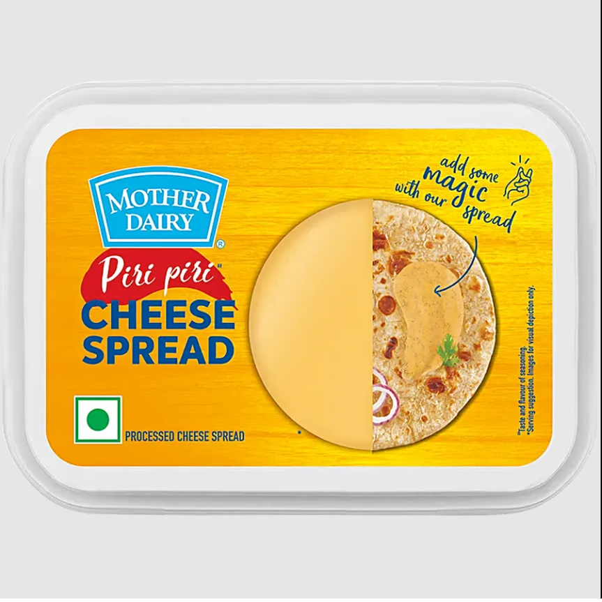 Mother Dairy Cheese Spread Piri-Piri Image