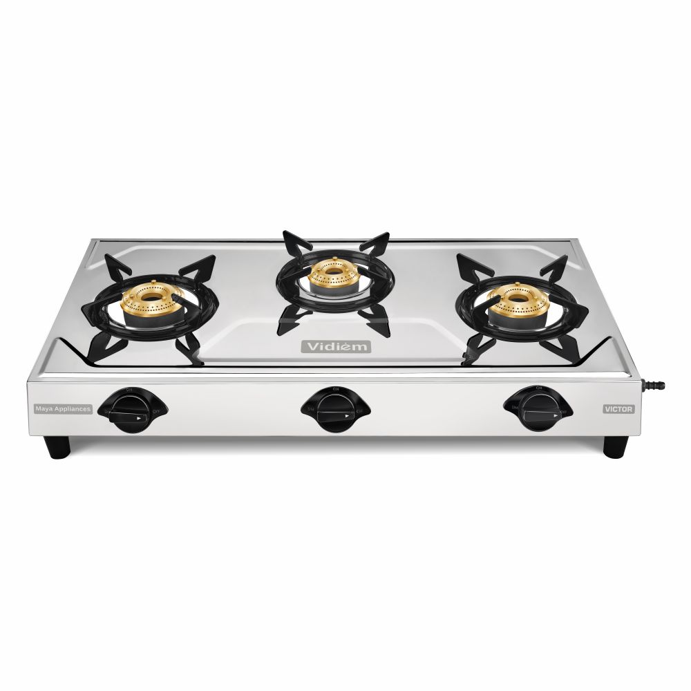 Vidiem Victor Jumbo 3 Burner Gas Stove Image