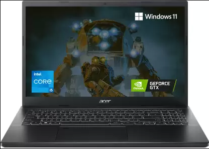 Acer Aspire 7 Core i5 12th Gen 1240P A715 51G Gaming Laptop Image