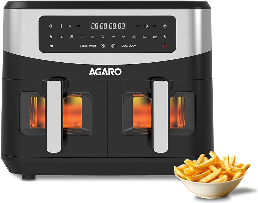 Agaro Imperial Dual Basket 4.5L Digital Air Fryer Image