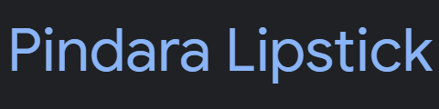 Pindara Lipstick Image