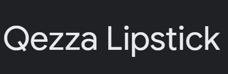 Qezza Lipstick Image