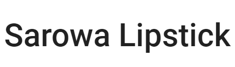 Sarowa Lipstick Image