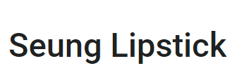 Seung Lipstick Image