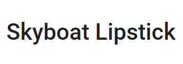 Skyboat Lipstick Image