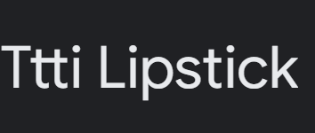 Ttti Lipstick Image