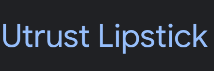 Utrust Lipstick Image