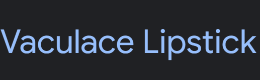 Vaculace Lipstick Image