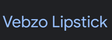 Vebzo Lipstick Image